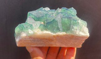 Natural Fluorite Cluster 1.72 Lb