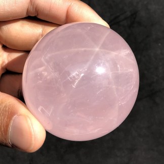 Rose Quartz Starry Sphere