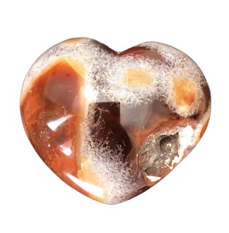 Carnelian Heart with Big Geode