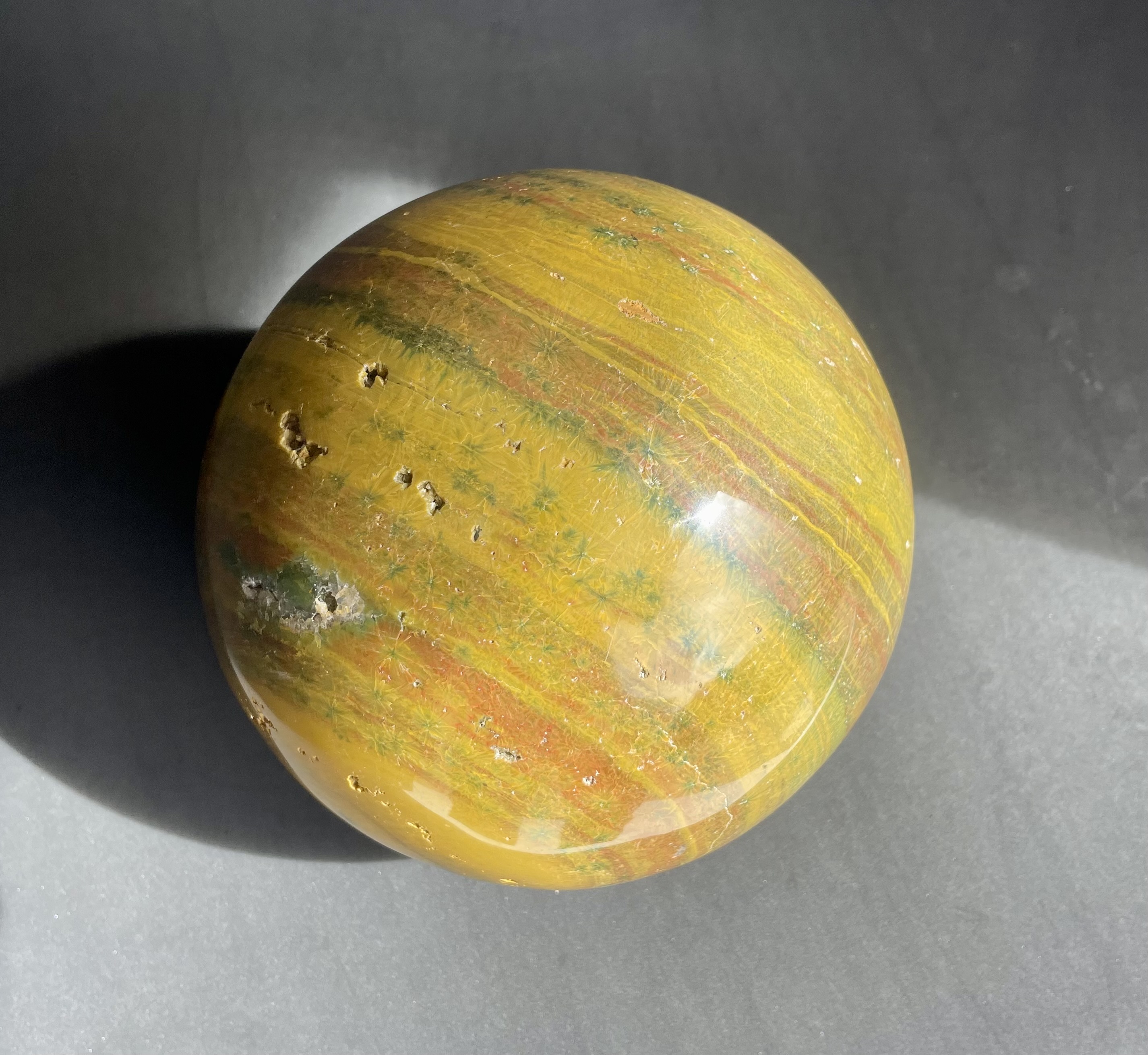 Polychrome Jasper Sphere 16.62 Lb - Image 9