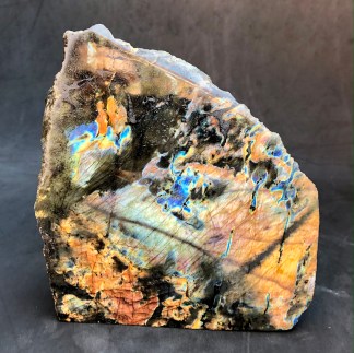 Multicolor One Side Polished Labradorite Free Form 4.85 Lb
