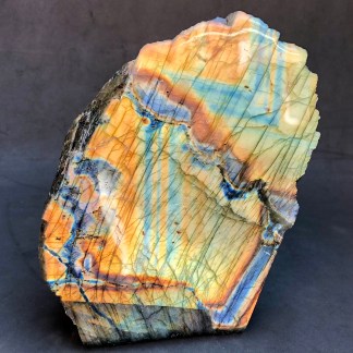 Multicolor One Side Polished Labradorite Free Form 5.73 Lb