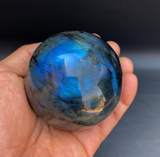 Mixed Blue Labradorite Sphere 2.76in