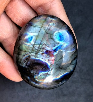 Dreamy Labradorite Palm Stone 3.74 oz