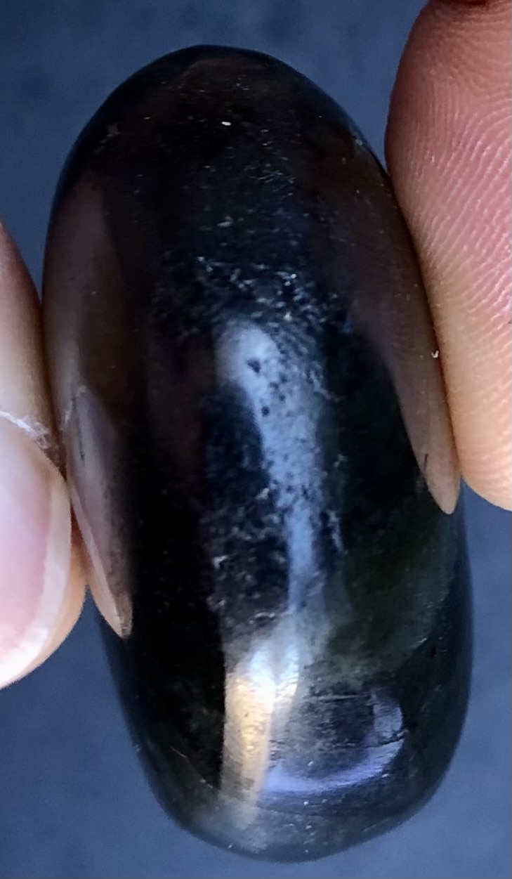 Striped Blue Labradorite Palm Stone 1.69 oz - Image 3