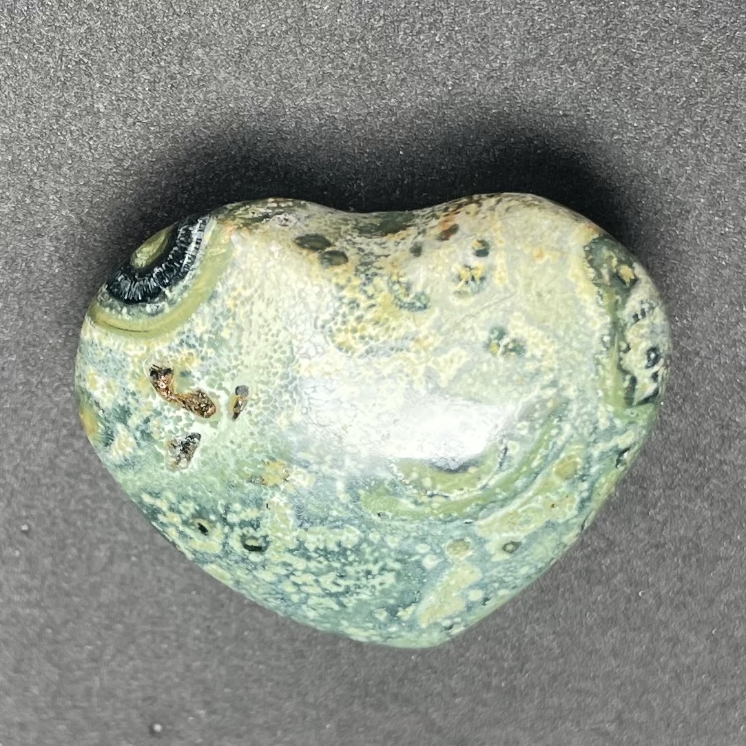Kambaba Jasper Heart 0.49 oz - Image 2