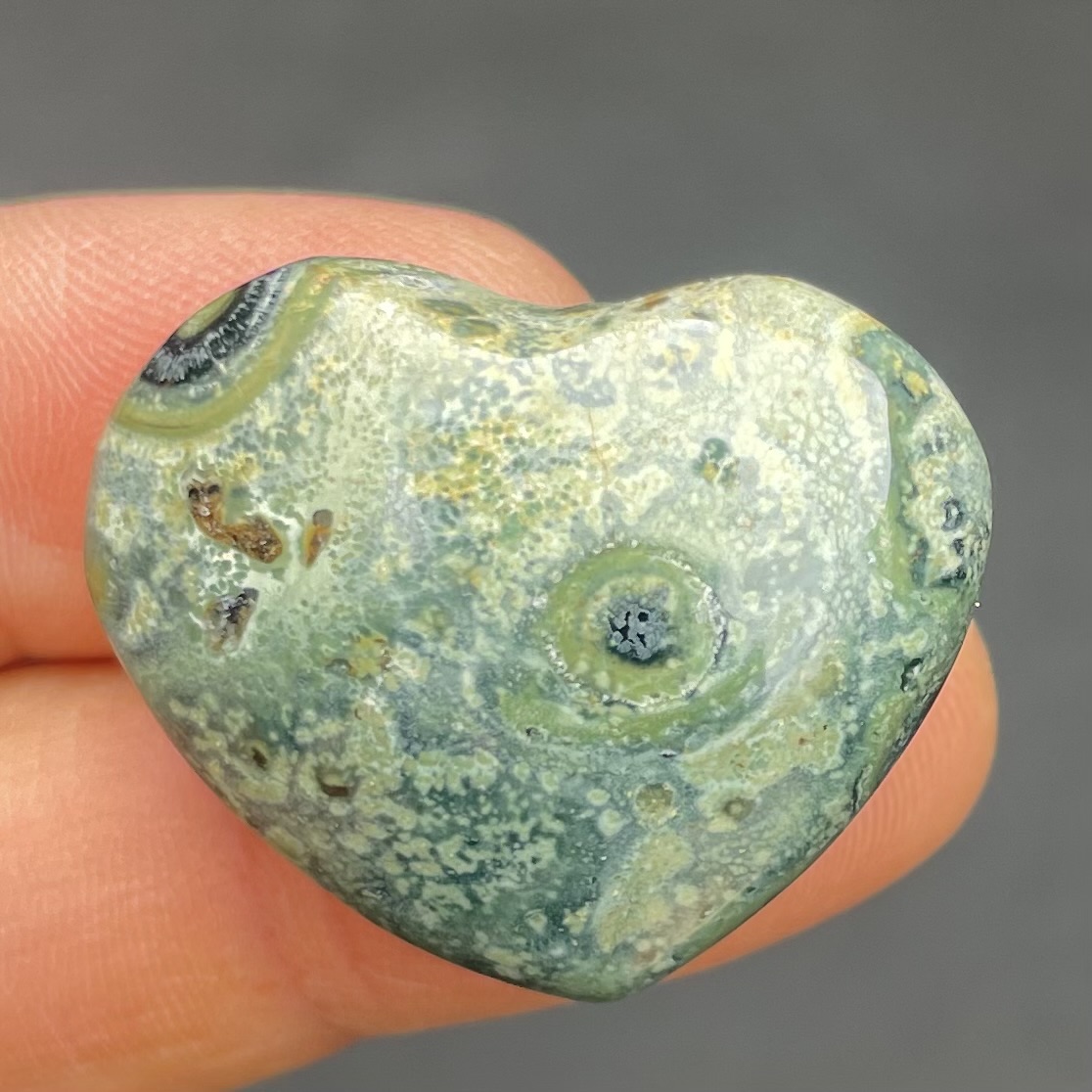 Kambaba Jasper Heart 0.49 oz - Image 6